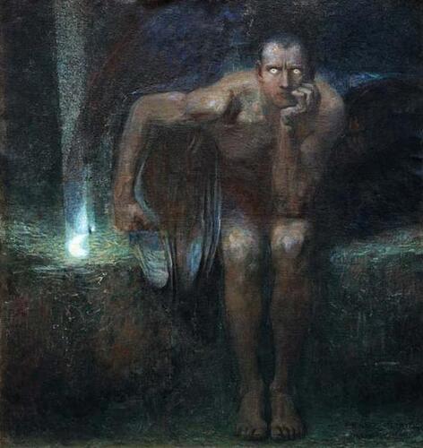 ‘Luzifer’ (1890) by Franz Stuck. (Public Domain)
