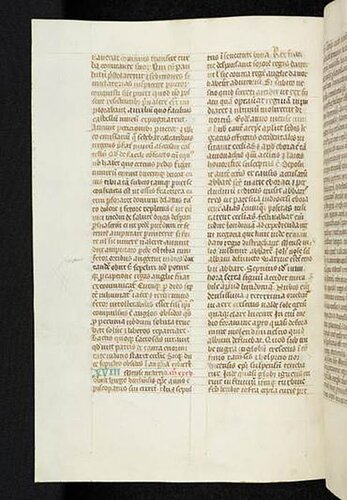 Extract from the Chronicle of Gervase of Canterbury (MS R.4.11, p.324; Trinity College) where the medieval monk describes the ball lightning phenomenon. This is the earliest known description of ball lightning in England to have been found. (The Master and Fellows of Trinity College, Cambridge)