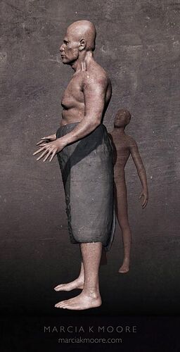 Artist’s representation of North American giant. Credit: Marcia K Moore / Ciamar Studio.