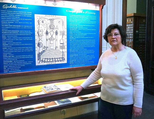 'It is one of the biggest Masonic archives in Europe,' says curator Iuliana Grazynska