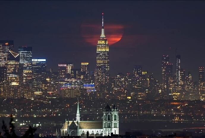 Cool picture taken from New Jersey