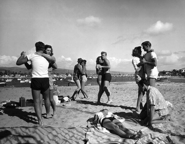 Glendale Junior College Students dancing on Balboa Beach, California, 1947 Peter Stackpole The LIFE Picture Collection Getty Images
