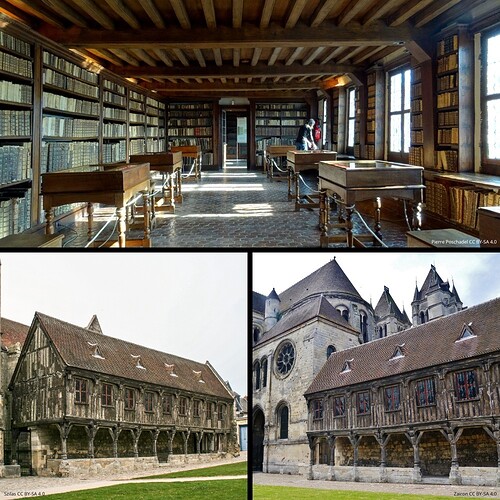 The Chapter library at the Cathedral of Noyon in France is the oldest library to still be in operation. It was built at the end of the Middle Ages around 1506-1507