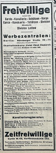 1919_ad_for_Freikorps_volunteers