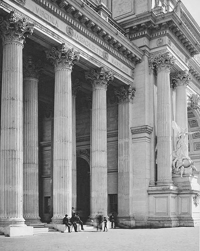 history World’s Columbian Exposition in Chicago, Illinois, circa 1893a