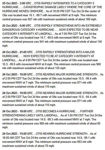 NOAA-HurrOtisHistory