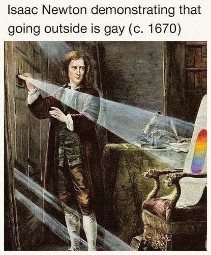 Newton outside Gay