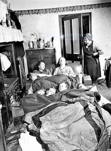 history A neighbour opening up her home for a family during the Blitz in London