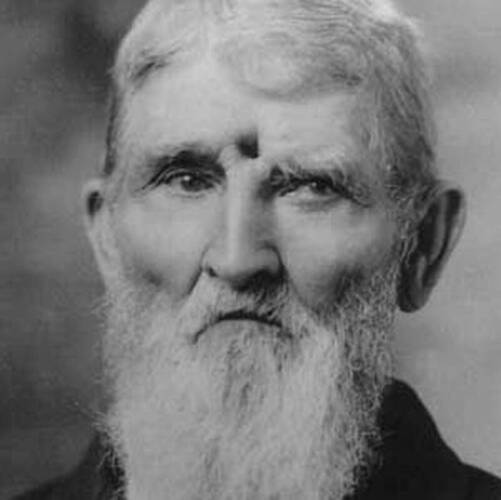Jacob C. Miller was shot in the face during the Civil War. Incredibly, he survived, but bore an open wound for the rest of his life