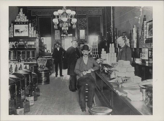 history Inside an A & P Store The Great Atlantic & Pacific Tea Company Brooklyn (1890)