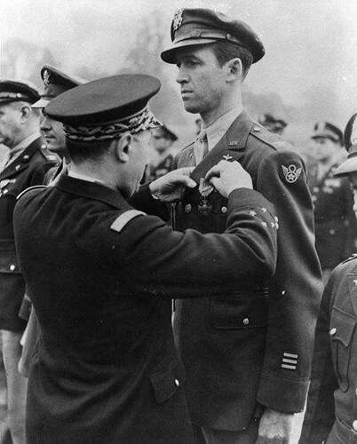 James Stewart served as a pilot in World War II, initially rejected by the army for being underweight, despite wanting to serve. So, he went home, gained some weight, and was able to enlist.