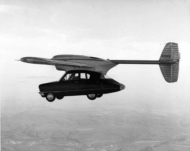 A flying car from 1948 (Convair Model 118 ConvAirCar)