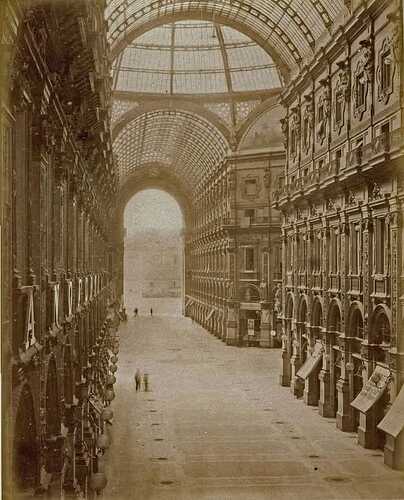 Galleria Vittorio Emanuele II, 1875