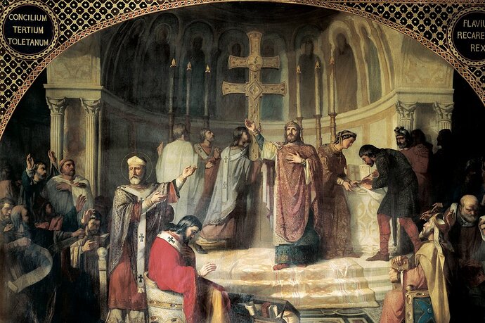 Jose_Marti_y_Monso_-Third_Council_of_Toledo_in_589_presided_by_Isidore_of_Seville(painting)-(MeisterDrucke-1014473)