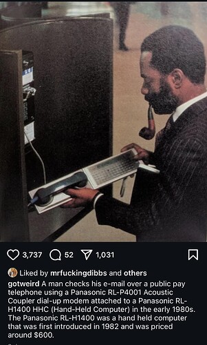 History payphone modem