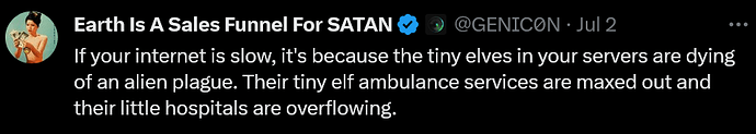 Screenshot 2023-07-03 at 14-36-20 Earth Is A Sales Funnel For SATAN (@GENIC0N) _ Twitter