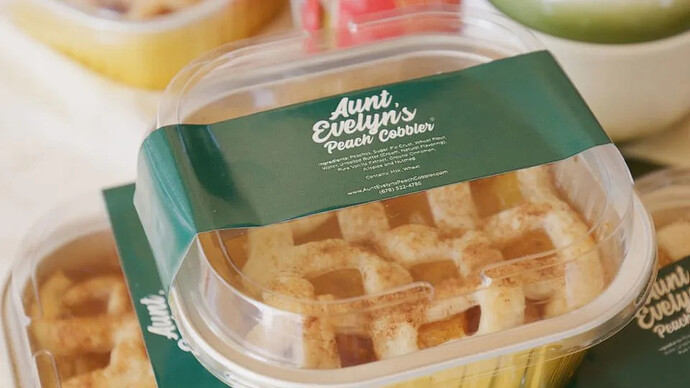 Aunt Evelyn's Peach Cobbler, in Atlanta, Georgia, has had to turn to out-of-state peaches. - Liella Foods, LLC
