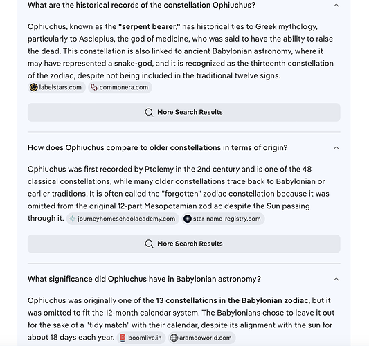 AI Ophiuchus Answers