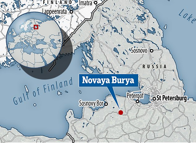 The mass grave was uncovered in the Novaya Burya village, in the Lomonosovsky district of Leningrad region