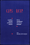 Canadian Journal of Political Science / Revue canadienne de science politique