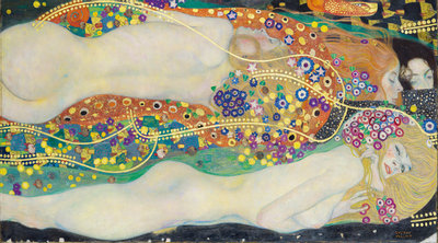 Gustav Klimt, Waterslangen II, 1904, bewerkt 1906-1907, privécollectie, courtesy of HomeArt