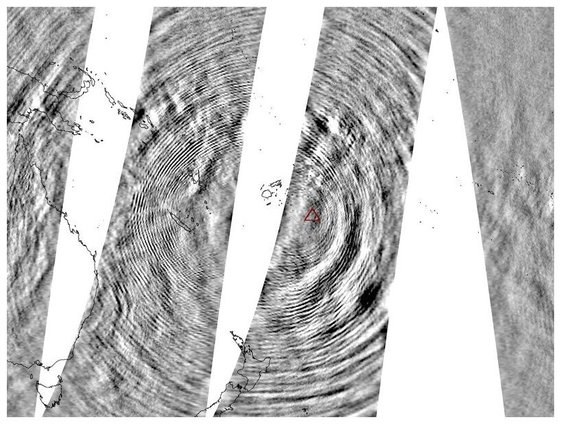 Tonga eruption creates mysterious ripples Earth atmosphere