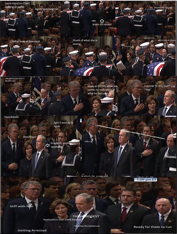 The Mysterious White Envelope At Bush Seniors Funeral Hmmm Giza   4a0444be7dc6fe341b821b50c2e66649e880aeaa 